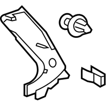 Toyota 62580-35040-B0 Upper Quarter Trim