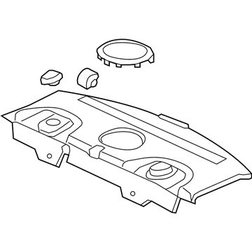 GM 15846656 Package Tray Trim