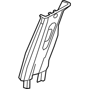 Mopar 6NZ64LXHAA Molding-B Pillar