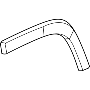 Mopar 68316002AD Molding-Wheel Flare