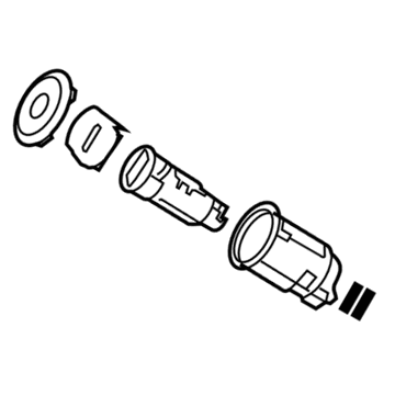 Mopar 5073357AA Cylinder Lock-Door Lock