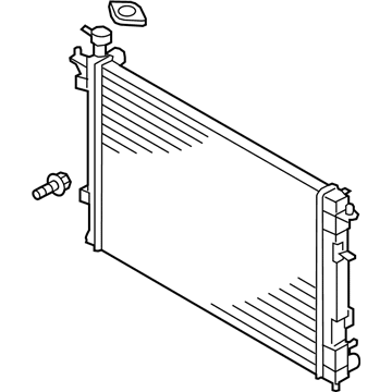 Hyundai 25310-1U100 Radiator Assembly