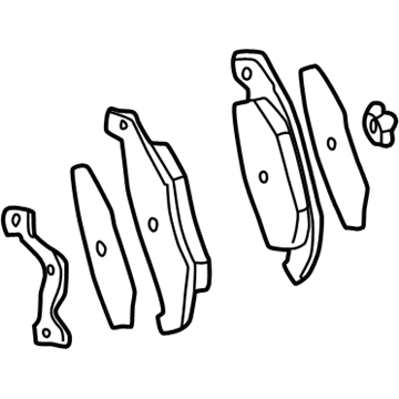 Mopar 5086567AB Disc Brake Pad Kit