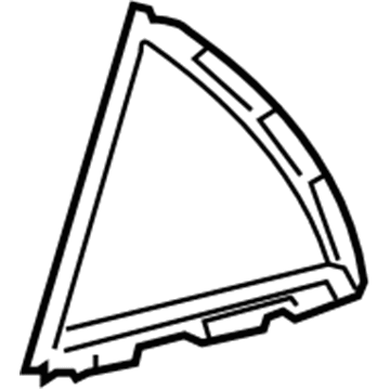 Toyota 68189-02160 Glass Weatherstrip