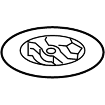 Lexus 64777-32030 Clamp, Spare Wheel Cover