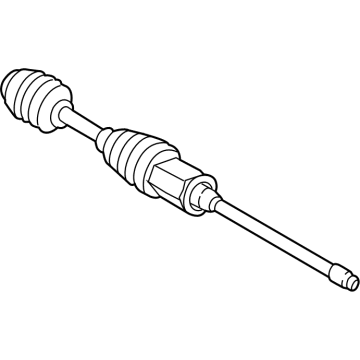 BMW 31-60-9-454-248 EXCHANGE OUTPUT SHAFT RIGHT