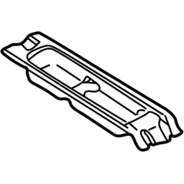 BMW 51-16-8-161-595 Left Center Armrest Tray