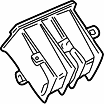 BMW 51-16-8-161-569 Center Console Storing Partition