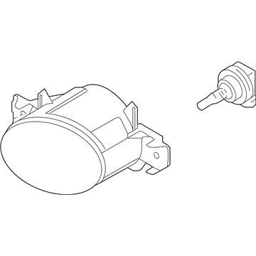 Nissan 26155-8994A Fog Lamp Assy-LH