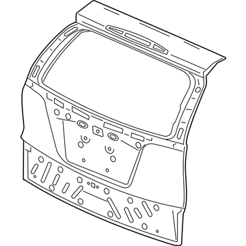 Honda 68100-T1W-A92ZZ Tail Gate Comp (DOT)