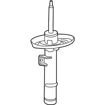 Honda 51621-TRW-J01 Shock Absorber Unit, Left Front