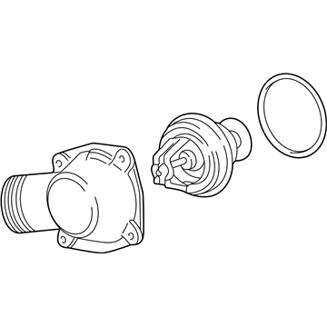 BMW 11-53-1-436-852 Thermostat Housing