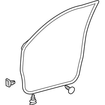 Lexus 67861-60170 WEATHERSTRIP, Front Door