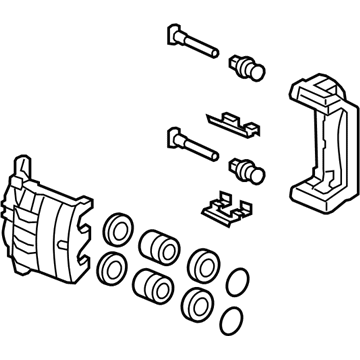 Honda 45018-SZA-A01 Front Clipr Sub-Assembly R