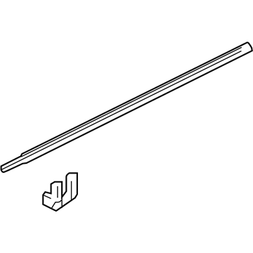 Acura 72950-TZ5-A01 Molding, Left Rear Door