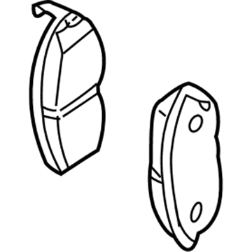 Nissan 41060-AU091 Disc Brake Pad