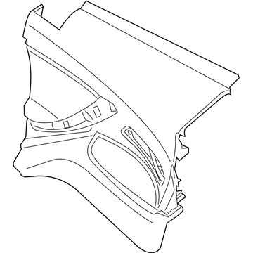 BMW 51-43-7-291-878 Side Trim Panel, Leather, Right