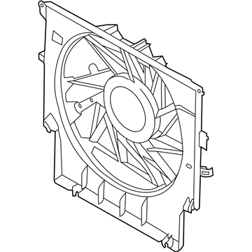 BMW 17-42-7-601-677 Fan Shroud