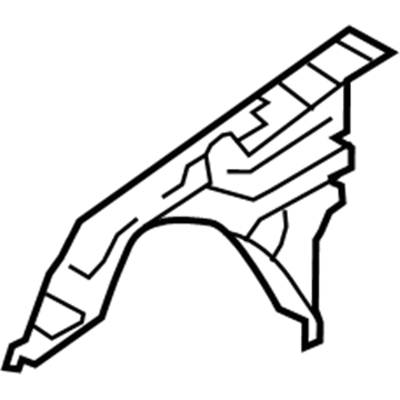 Infiniti 64180-1CA0A Reinforcement-Hoodledge, RH