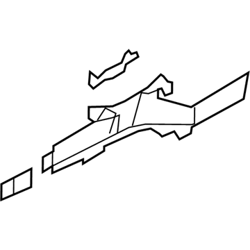 Infiniti 75130-1CA0N Plate-Closing, Front Side Member RH