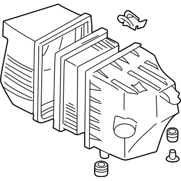 Ford 6L8Z-9600-CA Air Cleaner Assembly