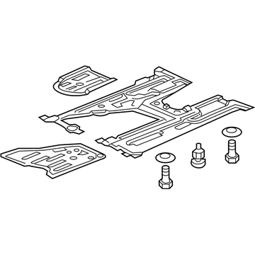 Honda 74110-TX8-A00 Cover Assembly, Engine (Lower)