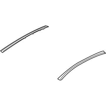 Hyundai 81676-C1000 Side Molding-PANORAMAROOF, RH