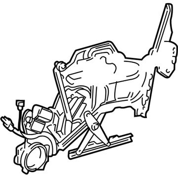 GM 89045638 Module Asm, Front Side Door Locking System (W/ Window Regulator)