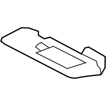 Hyundai 85202-3L040-J9 Sun Visor Assembly, Right