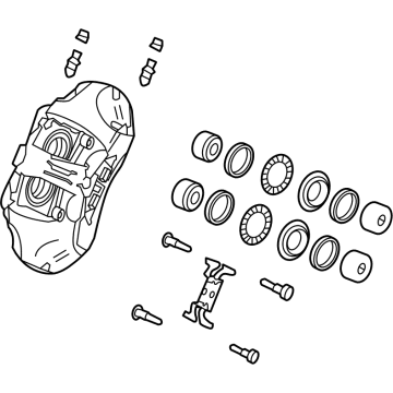 Acura 45018-TGZ-A01 CALIPER SUB-ASSY