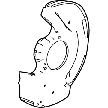 Acura 45255-TGZ-A01 SPLASH GUARD, R. FR