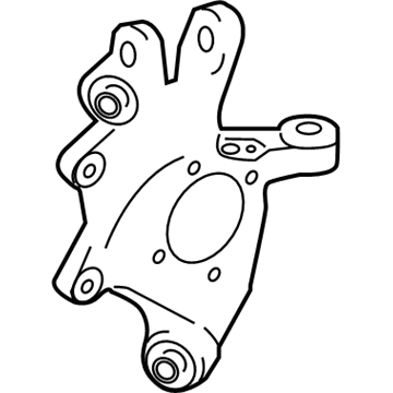 Lexus 42304-24040 Carrier Sub-Assembly, Rear