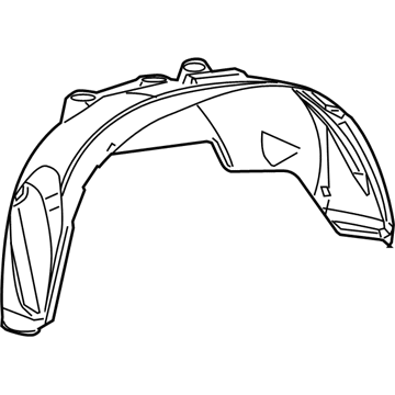 Mopar 55276799AF Shield-WHEELHOUSE