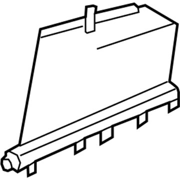 Honda 84680-TK8-A01 Sunshade Assy., L. RR. Side Lining