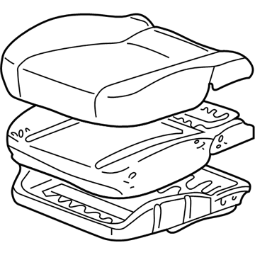 Toyota 71410-17320-E0 Seat Cushion