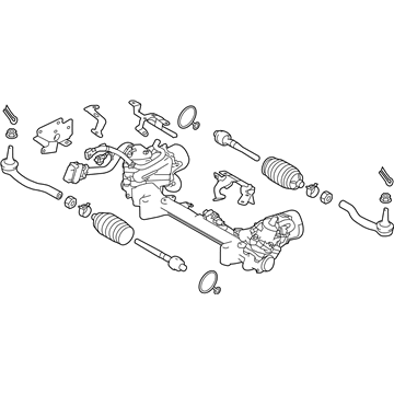 Infiniti 49004-5CA0B Gear & Linkage Sub Assembly-Power Steering
