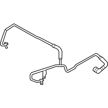 BMW 11-53-8-091-175 COOLANT LINE, TURBOCHARGER R