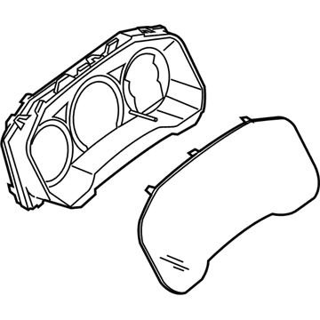 Nissan 24810-ZX30A Instrument Cluster