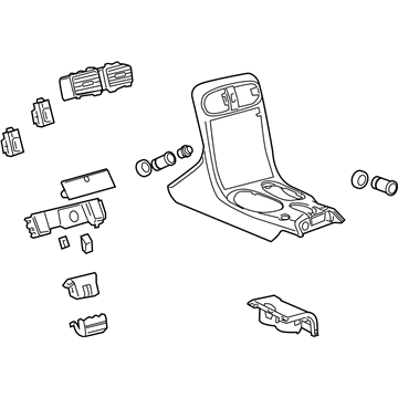 GM 20807167 Front Console