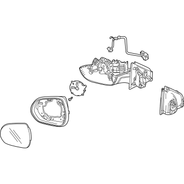 GM 42725573 Mirror Assembly