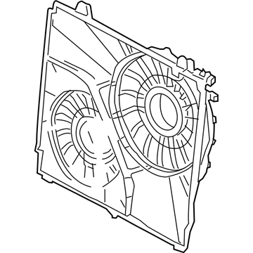 Kia 253503E600 SHROUD, Fan