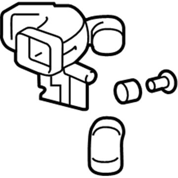 Honda 17253-REZ-A00 Tube Assembly D, Air Inlet