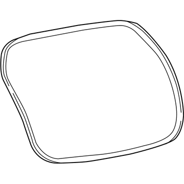 Infiniti 90830-5DA1A Weatherstrip-Back Door