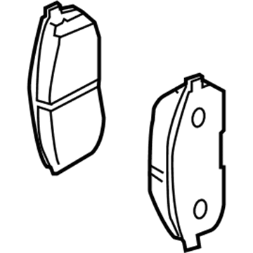 Nissan D1060-CN91B Front Brake Pads Kit