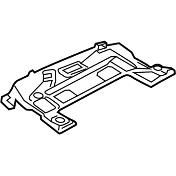 BMW 51-45-6-817-882 Trim Panel, Footwell, Airbag, Front Passenger
