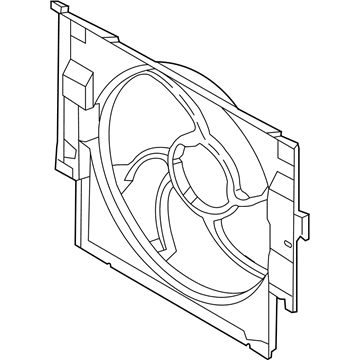 BMW 67-32-7-850-474 Fan Shroud