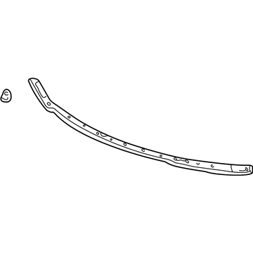 Honda 74149-S0X-A01 Rubber, FR. Hood Seal