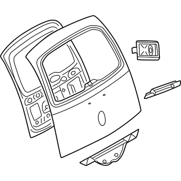 Mopar 68001685AB LIFTGATE