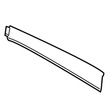 Acura 72470-TJB-A01 Garnish Assembly, Left Front