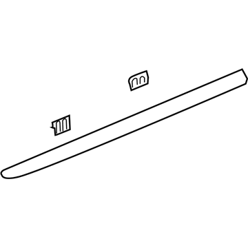 Acura 72312-TJB-A01 Garnish, Front Right Door Middle